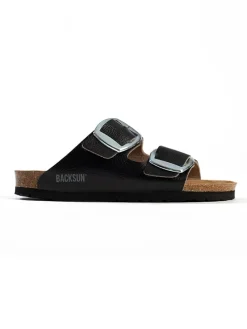 Slippers "Londrina" zwart