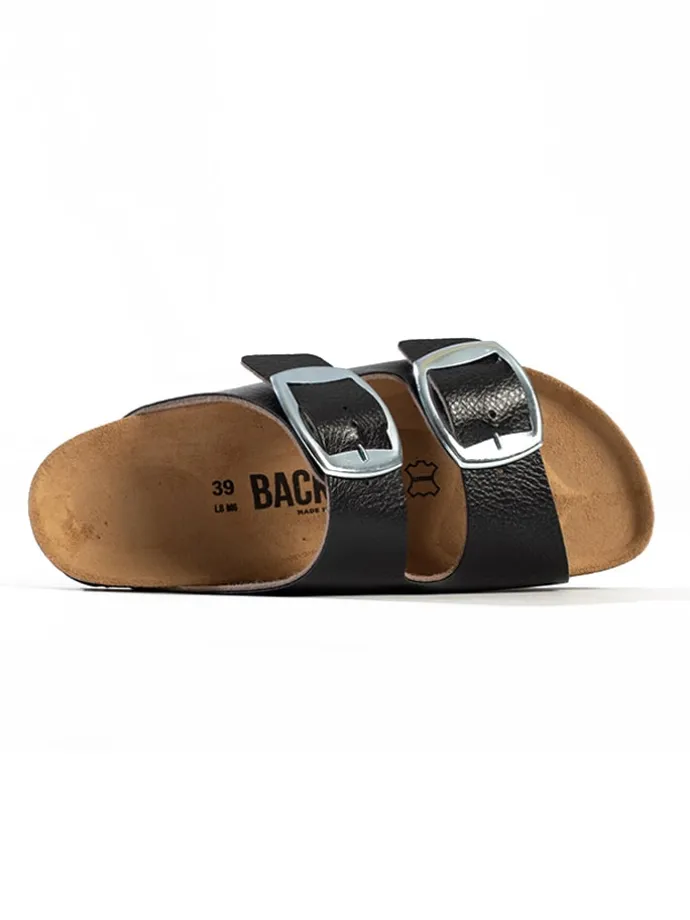 Slippers "Londrina" zwart