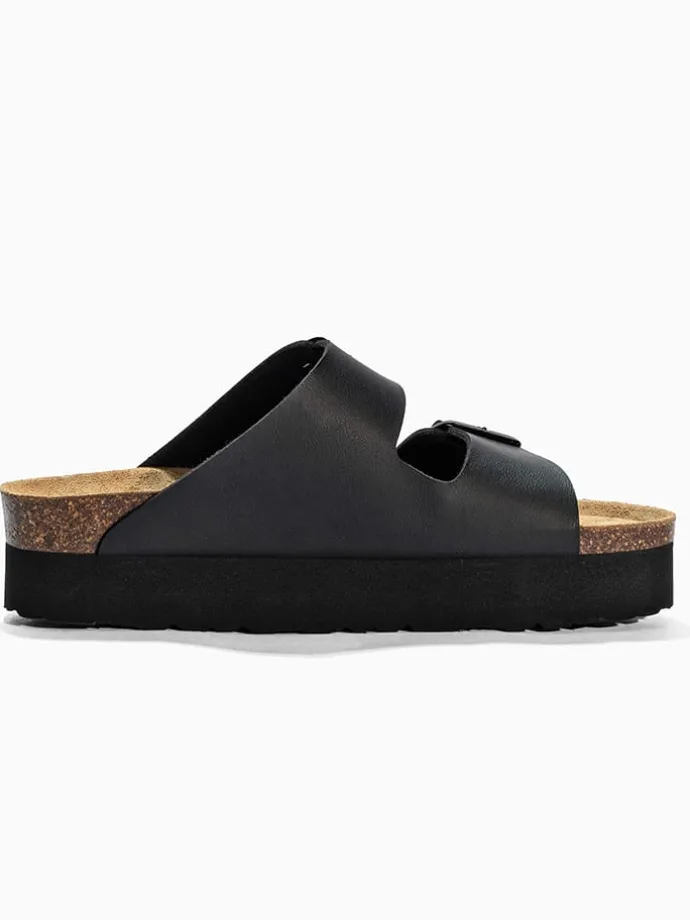 Slippers "Maldives" zwart