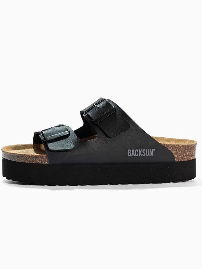 Slippers "Maldives" zwart