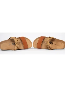 Slippers "Mariara" lichtbruin