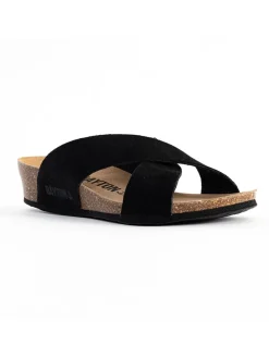 Slippers "Marta" zwart