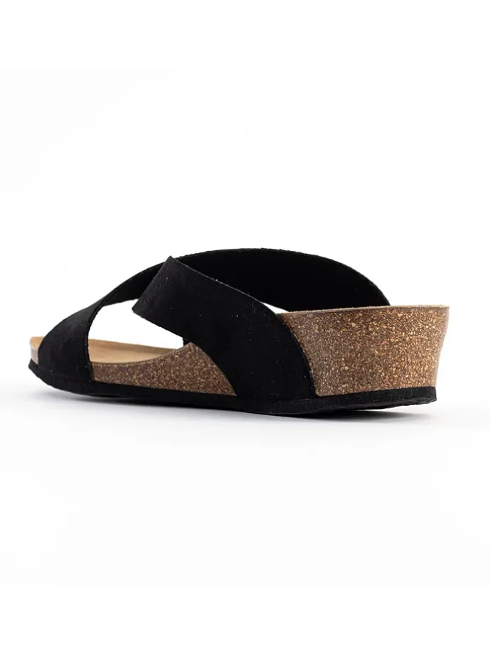 Slippers "Marta" zwart