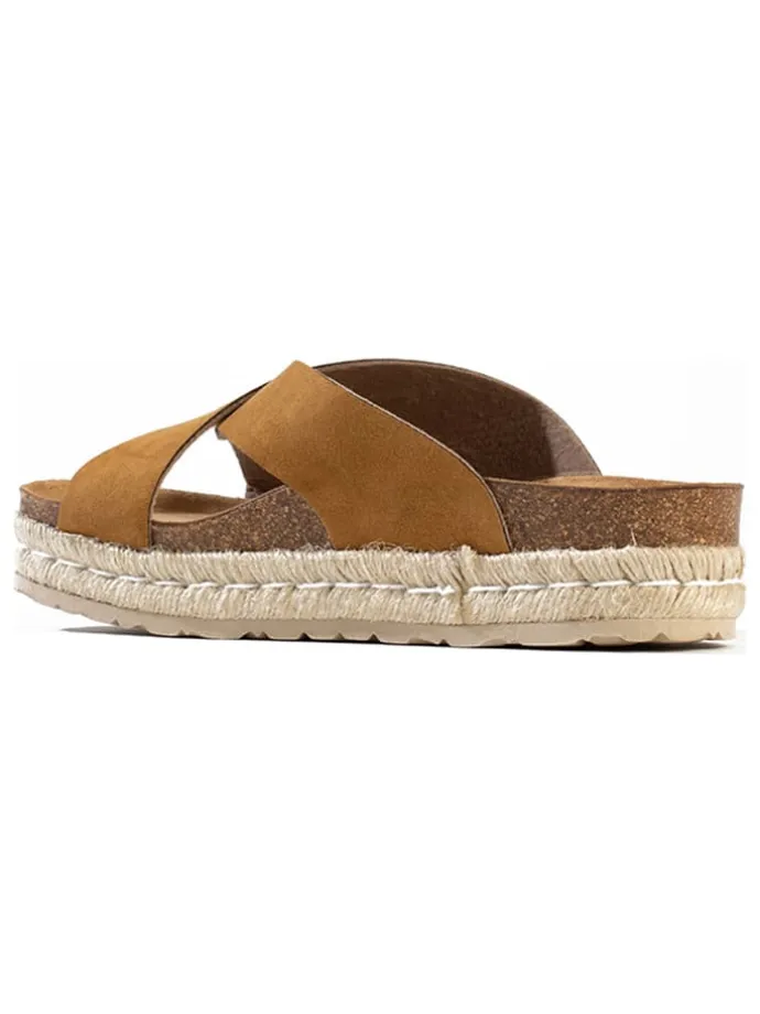 Slippers "Milano" lichtbruin