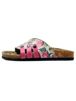 Slippers roze/meerkleurig