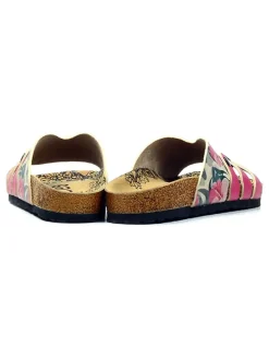 Slippers roze/meerkleurig