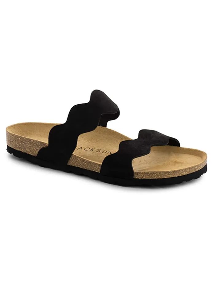Slippers "Sechura" zwart