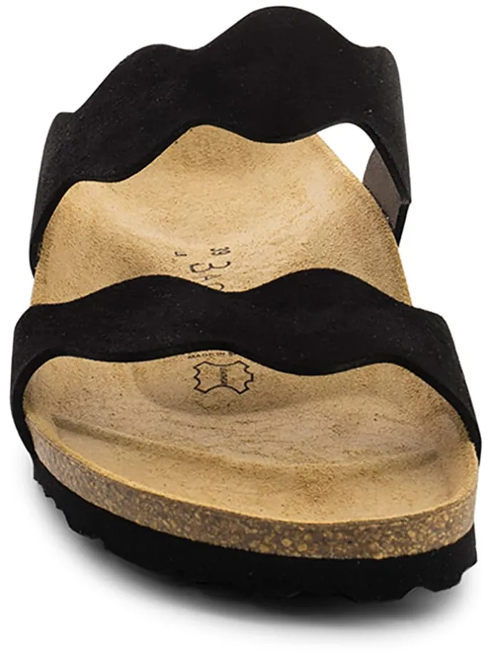 Slippers "Sechura" zwart
