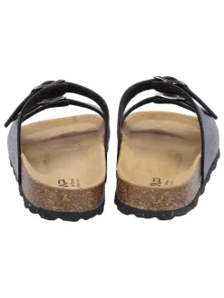 Slippers "Thalitha" zilverkleurig