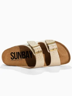 Slippers "Trefle" beige