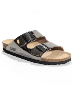 Slippers "Trefle" bruin