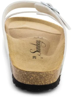 Slippers "Trefle" wit