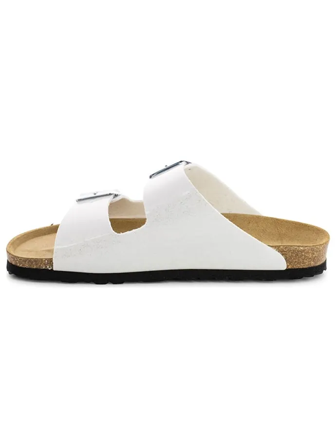 Slippers "Trefle" wit
