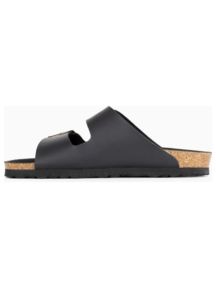 Slippers "Trefle" zwart