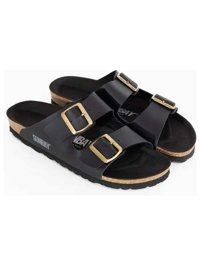 Slippers "Trefle" zwart