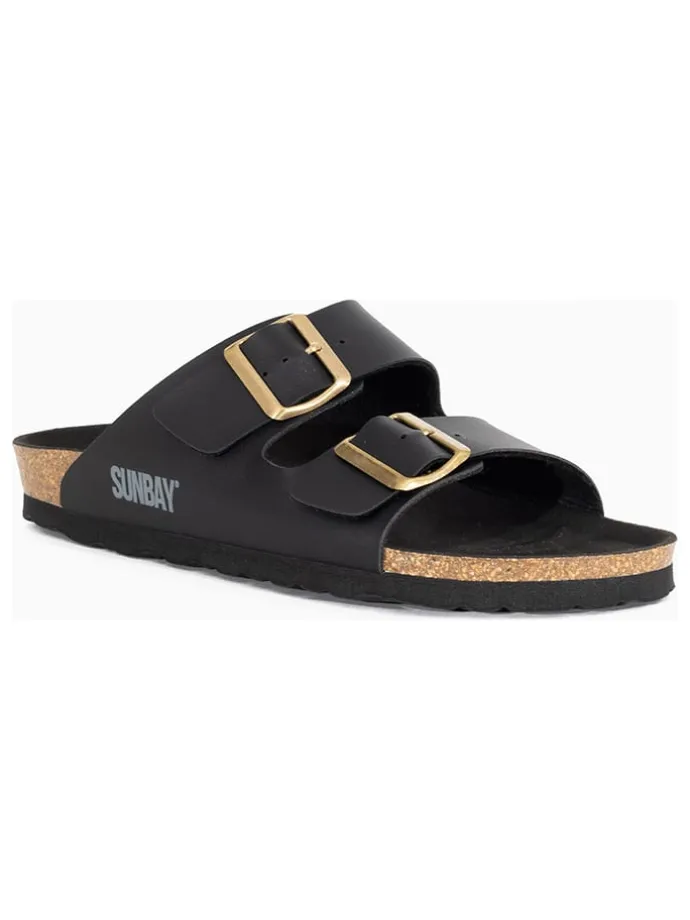 Slippers "Trefle" zwart