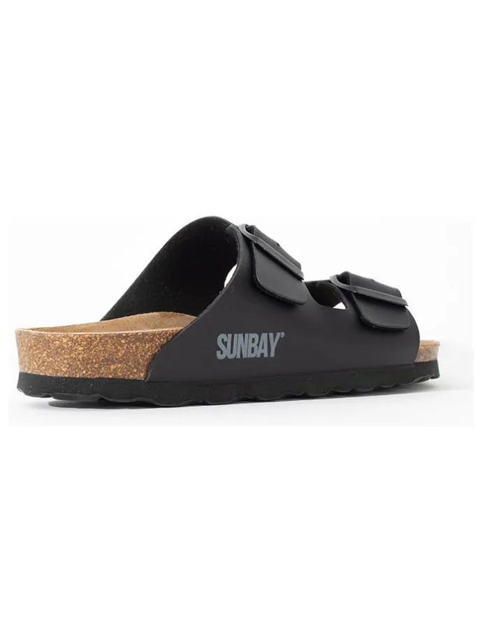 Slippers "Trefle" zwart