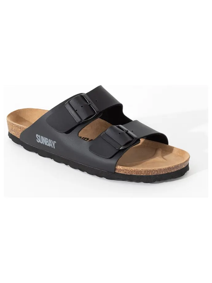 Slippers "Trefle" zwart