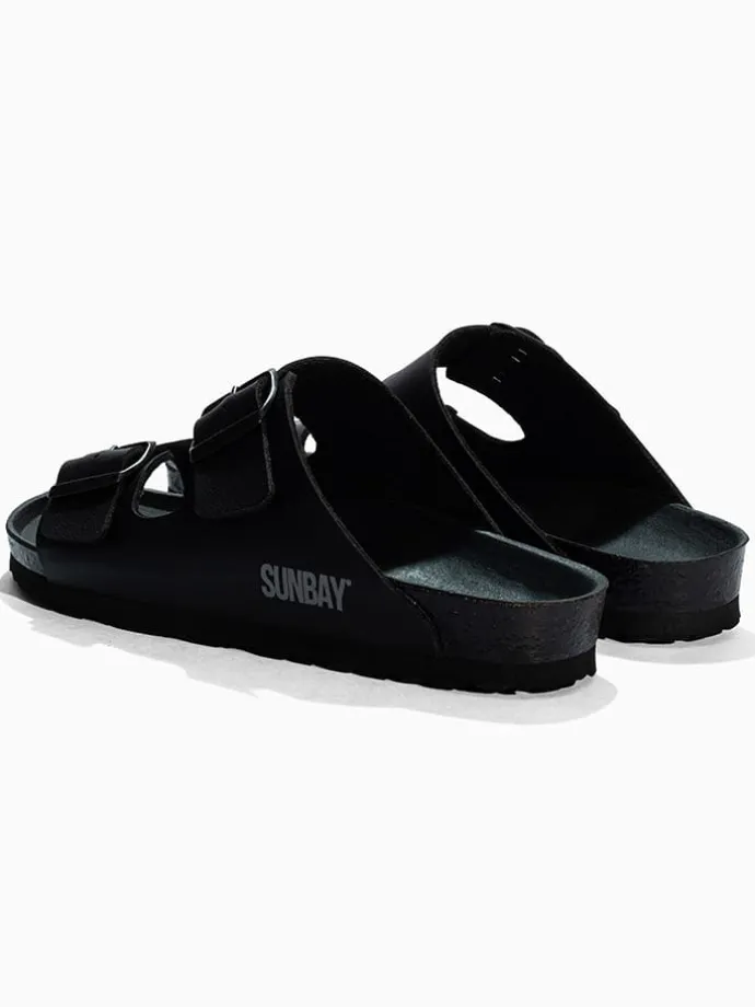 Slippers "Trefle" zwart