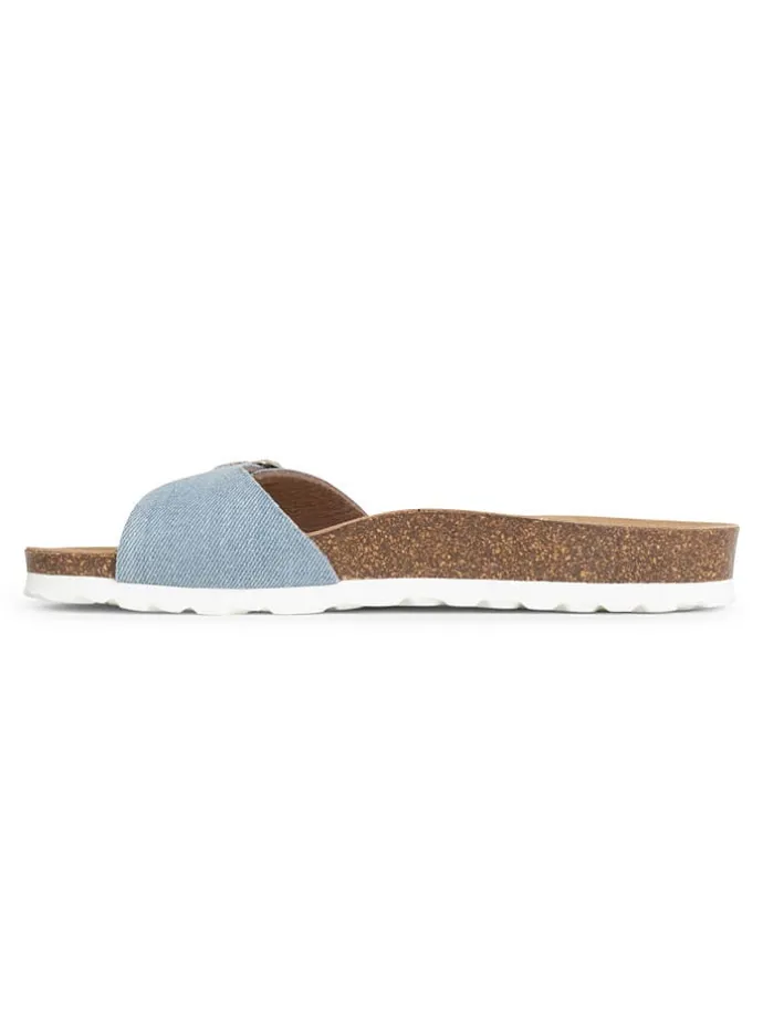 Slippers "Zephyr" lichtblauw
