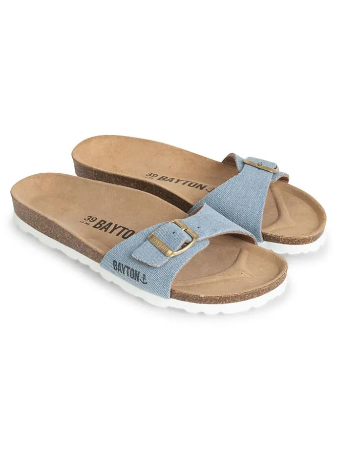 Slippers "Zephyr" lichtblauw