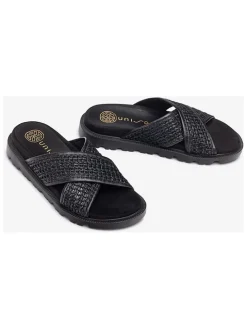 Slippers zwart
