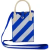 Smartphonetas wit/blauw - (B)12 x (H)17 x (D)3 cm