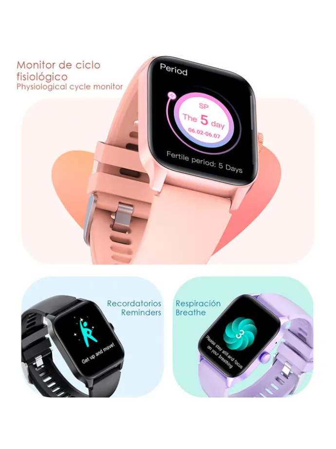 Smartwatch "QS56" paars