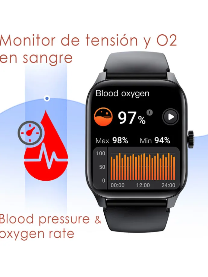 Smartwatch "QS56" paars