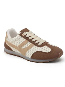 Sneakers beige/bruin/crème