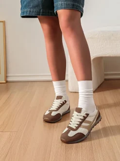 Sneakers beige/bruin/crème