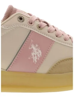 Sneakers beige/lichtroze