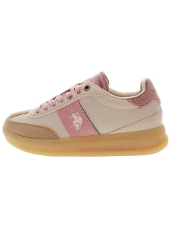 Sneakers beige/lichtroze