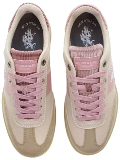 Sneakers beige/lichtroze