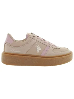 Sneakers beige/lichtroze