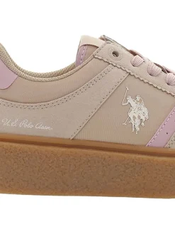 Sneakers beige/lichtroze