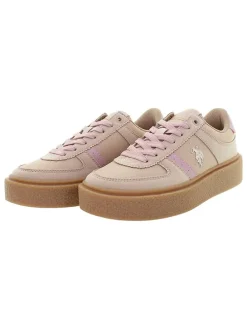 Sneakers beige/lichtroze