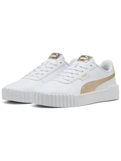 Sneakers "Carina 3.0" wit/goudkleurig