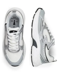 Sneakers grijs/wit