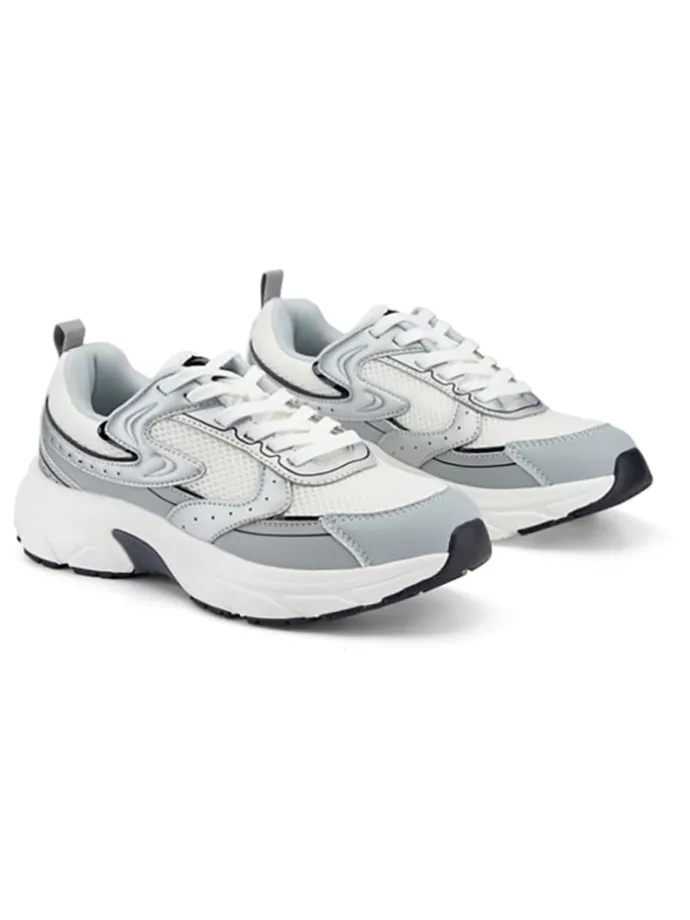 Sneakers grijs/wit