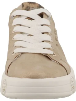 Sneakers "Noralie" zandkleurig