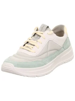 Sneakers wit/geel/lichtblauw