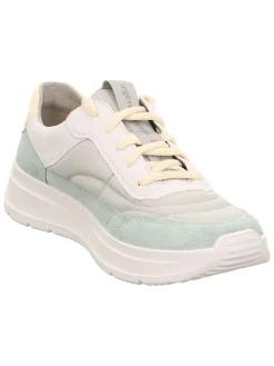 Sneakers wit/geel/lichtblauw