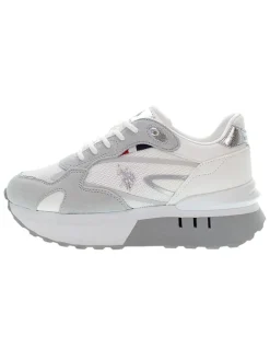 Sneakers wit/grijs