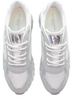 Sneakers wit/grijs