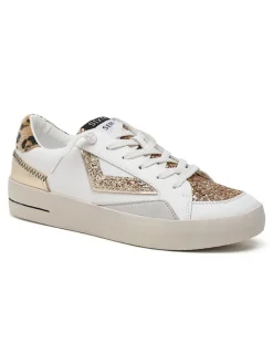 Sneakers wit/lichtbruin
