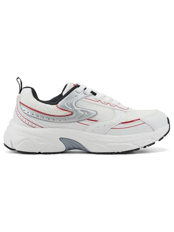 Sneakers wit/zilverkleurig