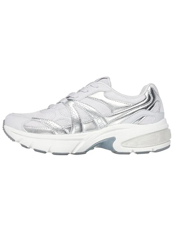 Sneakers wit/zilverkleurig