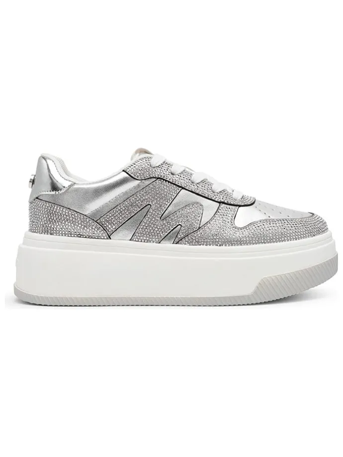 Sneakers zilverkleurig