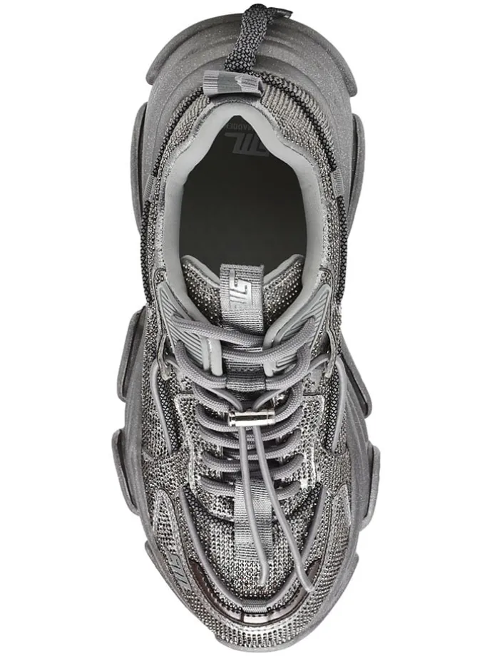 Sneakers zilverkleurig